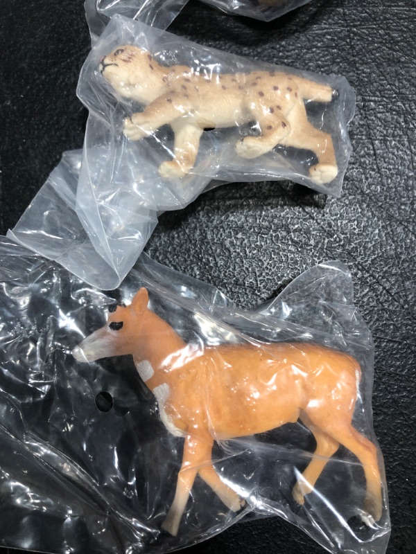 Photo 2 of CHILDREN'S PLASTIC TOY ANIMAL FIGURES. OPEN BOX. 