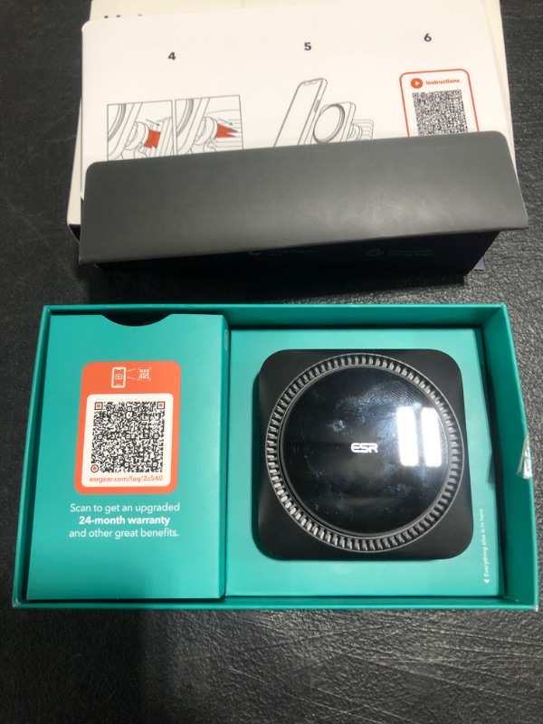 Photo 1 of ESR HaloLock Magnetic Wireless Car Charger, Fast Charging, Compatible with MagSafe Car Charger, Air Vent Mount Compatible with Caseless iPhone 14/13/12 Series Phones and Magnetic Cases, Black
OPEN BOX. PRIOR USE. 