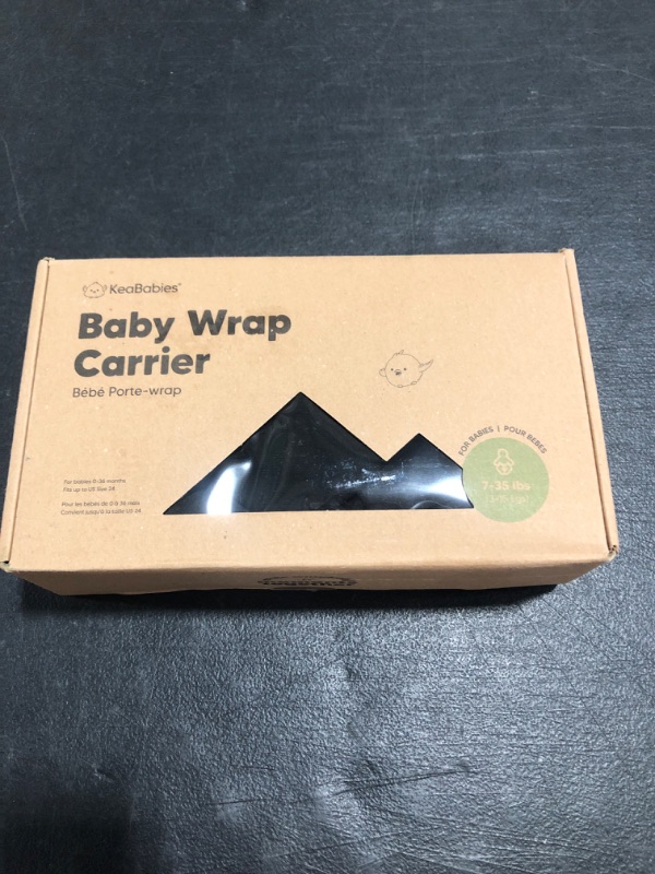 Photo 3 of Baby Wrap Carrier - All in 1 Stretchy Baby Sling - Baby Carrier Sling - Baby Carrier Wraps - Baby Carriers for Newborn. OPEN BOX. PRIOR USE. 