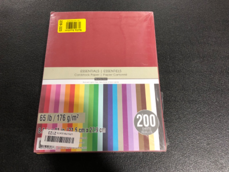 Photo 2 of Recollections Cardstock Paper Essentials 20 Colors - 200 Sheets 8-1/2 X 11
