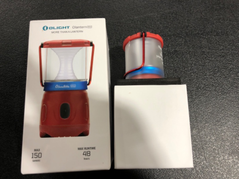 Photo 1 of Olight Olantern Mini Rechargeable LED Lantern - Wine Red
