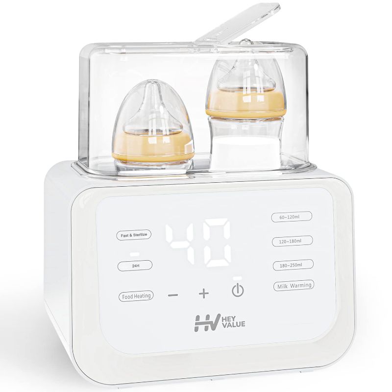 Photo 1 of Bottle Warmer, 8-in-1 Fast Baby Bottle Warmer for Breastmilk and Formula, BPA Free Milk Warmer Food Heater with Timer & Automatic Shut-Off

