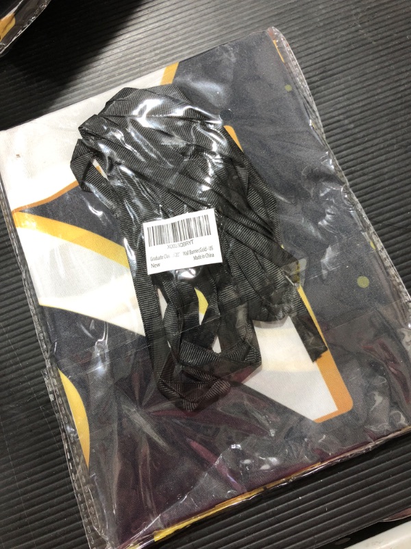 Photo 1 of Big, Graduate Class of 2022 Banner - 72x44 Inch | Graduation Banner for Black and Gold Graduation Decorations 2022 | Class of 2022 Graduation Backdrop | Black and Gold Graduation Party Decorations 2022