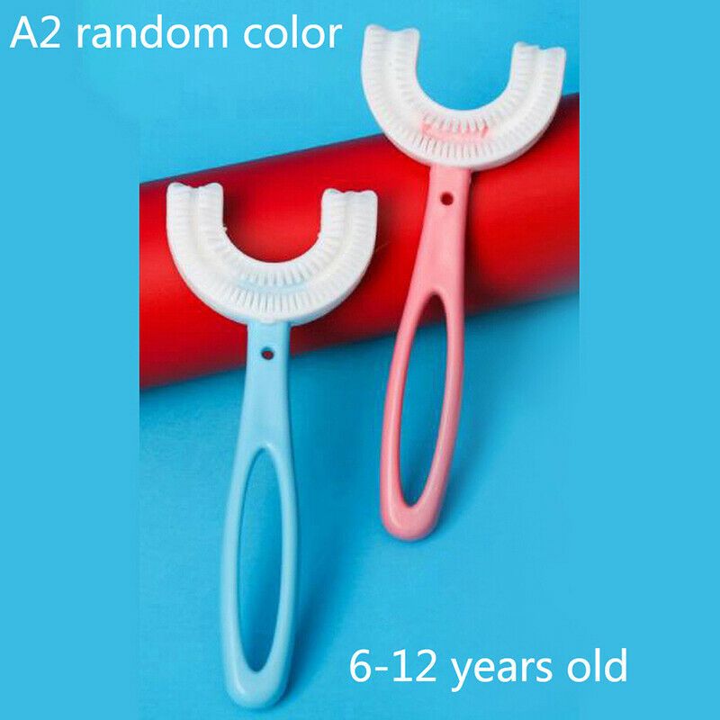 Photo 1 of Baby Toothbrush Teeth Oral Care Cleaning Brush Silicone Baby Toothbr~gu