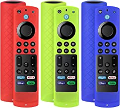 Photo 1 of 3 Pack Case for FireTV 4-Series/FireTV Omni Series/Toshiba FireTV/Insignia FireTV Alexa Voice Remote Control Non-Slip Silicone Protective Remote Cover Skin Sleeve (Blue