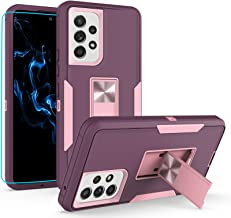 Photo 1 of Samsung A53 5G, Galaxy A53 5G case, MDCN Military Grade Heavy Duty with HD Screen Protector Magnetic Kickstand Car Mount Protection Armor Phone Case Cover for Samsung Galaxy A53 5G (Purple_Rose-Gold)