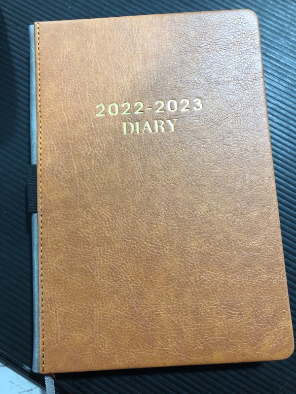 Photo 1 of 2023 Diary - 2023 Diary Planner/Appointment Book 5-3/4" x 8-1/2", January 2023 - December 2023, Daily Planner with Monthly Tabs, Inner Pocket/Pen Loop/Bookmarks