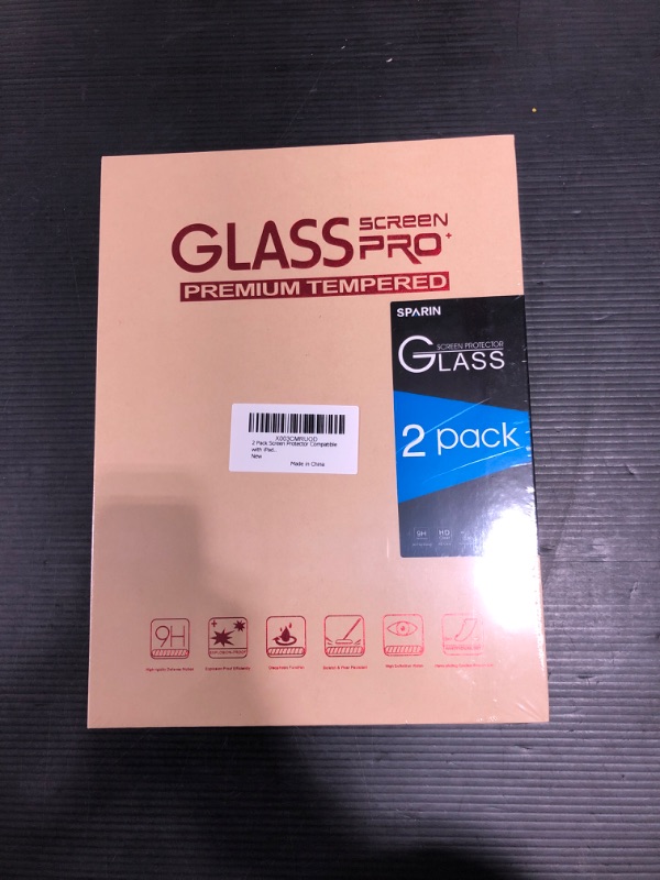 Photo 2 of 
2 Pack ProCase iPad 10.9 10th Generation 2022 Screen Protector A2696/A2757/A2777, Tempered Glass Film Guard for iPad 10th Gen 10.9" 2022 Release