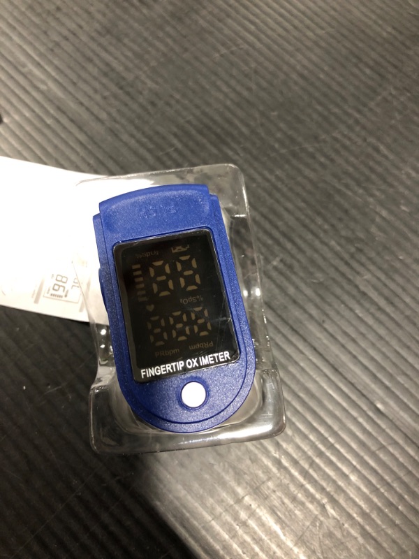 Photo 1 of Pulse Oximeter Sports and Aviation Finger-Unit Spot Check ,Blood Oxygen Saturation Monitor, Portable Digital Reading LED Display (Batteries not Included)