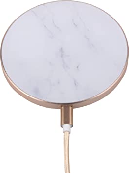 Photo 1 of Marble Wireless Fast Charging Pad Qi Wireless Charging Base Marble Wireless Charger for iPhone 12/iPhone 12 Pro Max/11/XR/XS/X/8 Plus/Galaxy Note 20/S20/S10/S10e/S10+/S9 More Qi Devices2