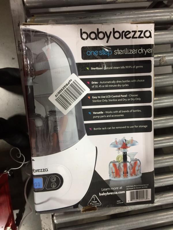 Photo 2 of Baby Brezza Baby Bottle Sterilizer and Dryer Machine