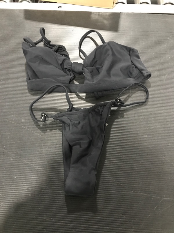 Photo 1 of 2 piece bikini black size M 