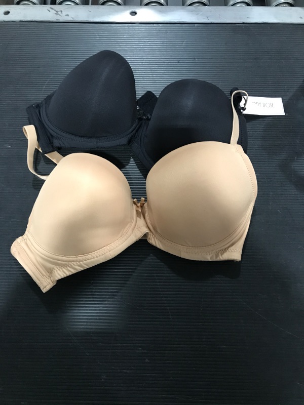 Photo 1 of 2 pack bra nude and black size 30