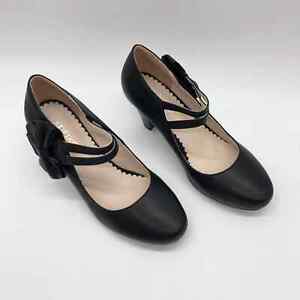 Photo 1 of 100 fixeo black womens dress shoe size 81012244343
