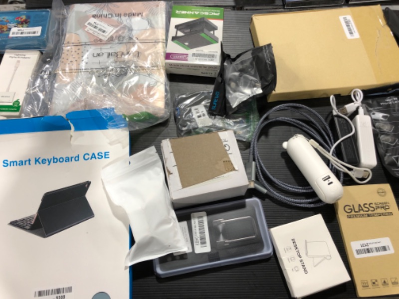 Photo 3 of MISC BOX LOT ALL TYPES OF CASES AND CABLES && SCREEN PROTECTORS NEW AND USED ITEMS 