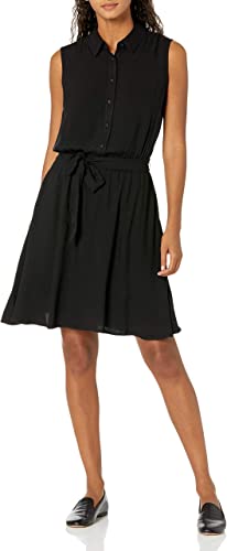 Photo 1 of Amazon Essentials Women's Sleeveless Woven Shirt Dress
Size: L