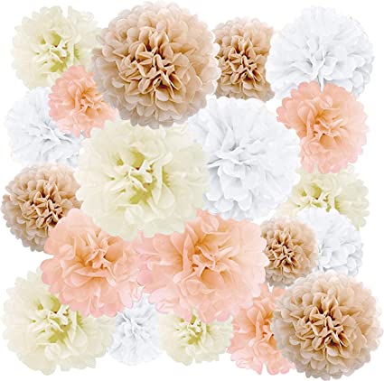 Photo 1 of 11 PAPER HANGING FLOWER DECORATIONS 