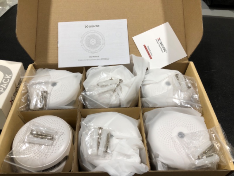 Photo 2 of X-Sense Wireless Interconnected Smoke Detector Fire Alarm with Over 820 feet Transmission Range, XS01-WR Link+, 6-Pack
