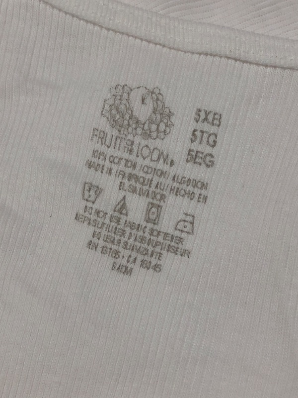 Photo 3 of 6 PACK Fruit of the Loom Men's Tag-Free Tank A-Shirt SIZE 5X
