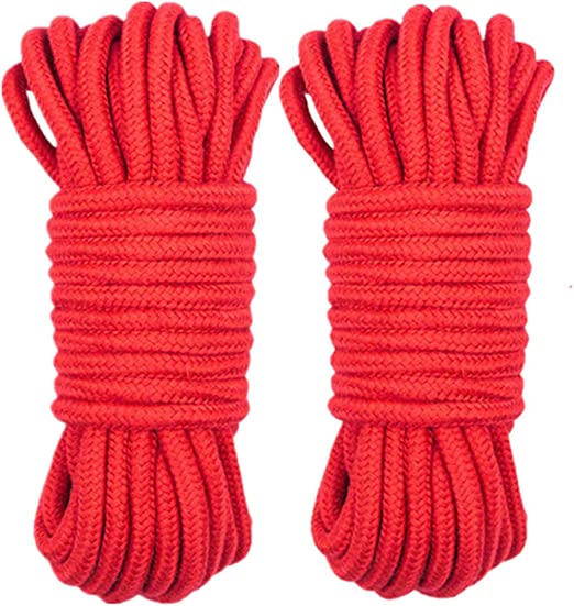 Photo 1 of Wschic 2PCS Soft Cotton Rope,Durable Comfortable Multipurpose Rope