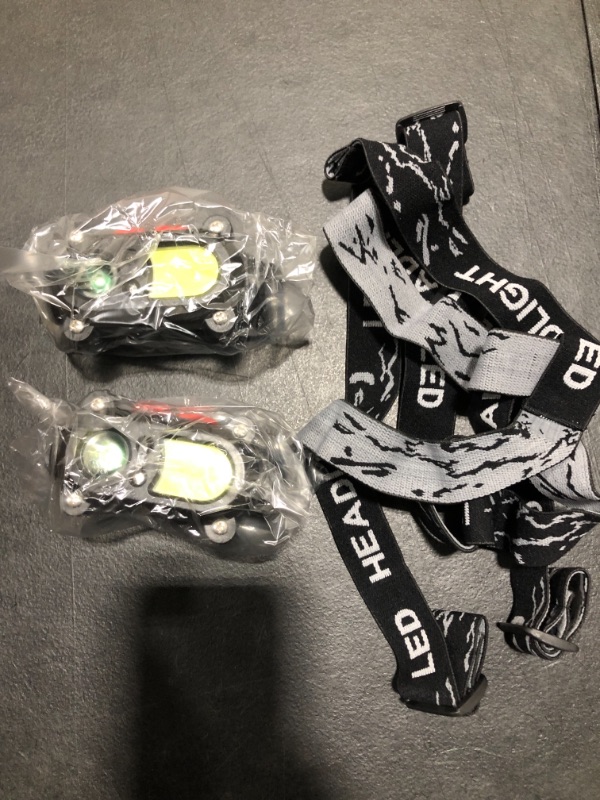 Photo 1 of 2PC LED Headlamp Rechargeable, Super Bright Head Lamp