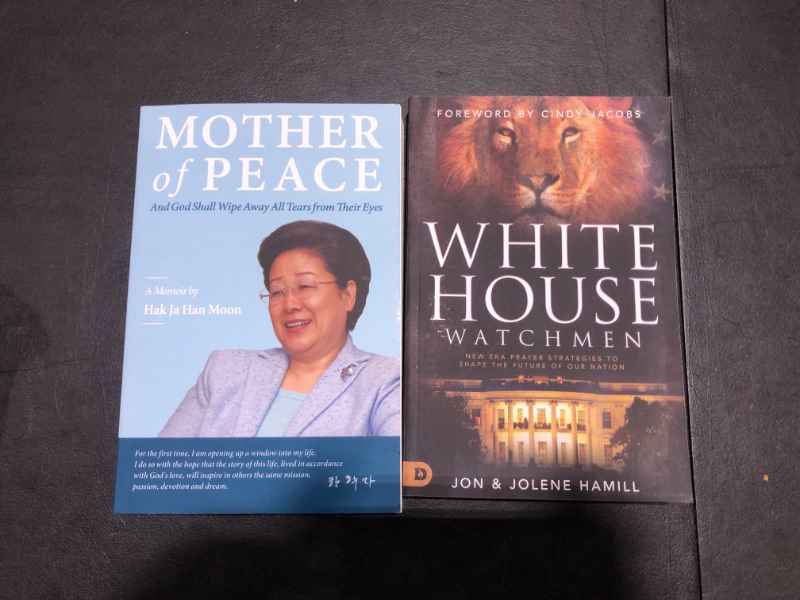 Photo 1 of 2PC White House Watchmen : New Era Prayer Strategies to Shape the Future of Our Nation by Jon, Hamill, Jolene Hamill & Mother of Peace : a Memoir by Hak Ja Han Moon by Hak Ja Han Moon