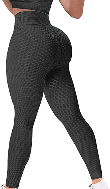 Photo 1 of YAMOM High Waist Butt Lifting Anti Cellulite Workout Leggings for Women Yoga Pants Tummy Control Leggings Tight SMALL