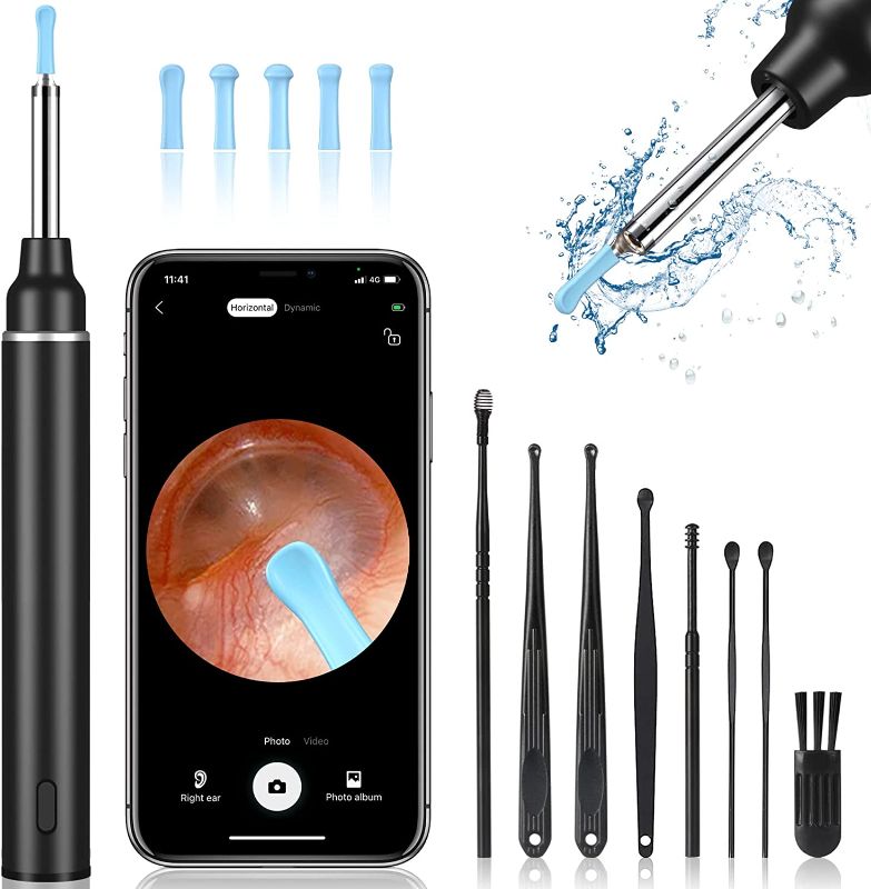 Photo 1 of Ear Wax Removal, Ear Cleaner with Camera 5MP HD, Ear Wax Remover Tool with 8 Pcs Ear Set, Ear Wax Cleaner kit for iOS & Android
