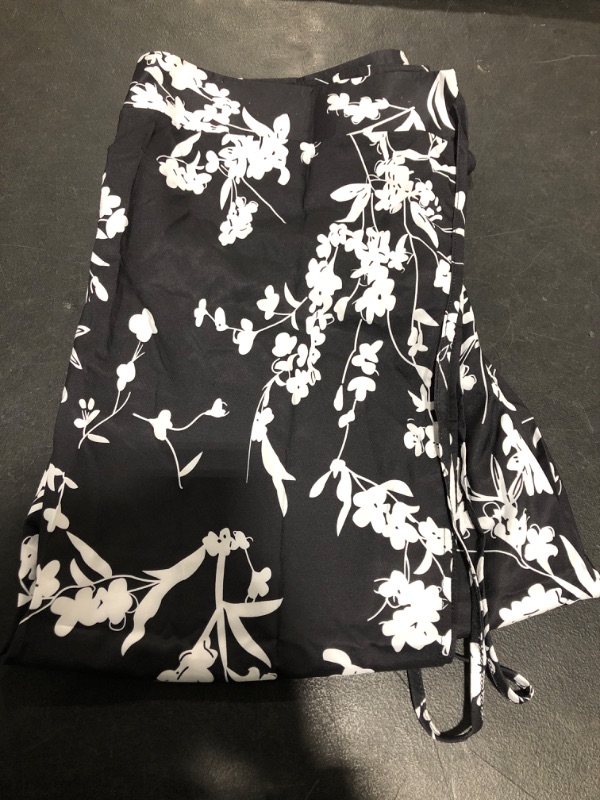 Photo 1 of Black Floral Swimsuit Wrap 