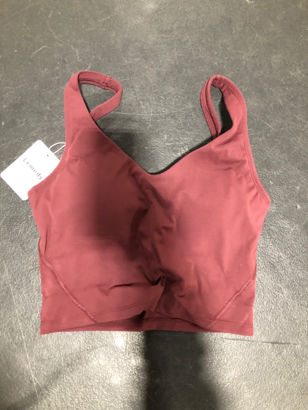 Photo 1 of BURGUNDY SPORTS BRA 