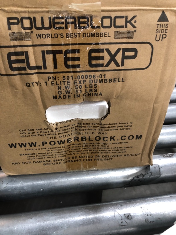 Photo 3 of  PowerBlock Elite EXP 5-50 lb. Adjustable Dumbbell (Single)
