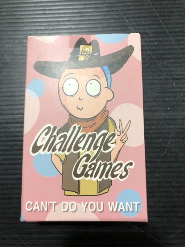 Photo 2 of CAN'T DO YOU WANT-CARD GAMES CHALLENGE BOARD GAME MULTIPLAYER PARTY GAMES 3-8 PEOPLE TABLE GAMES FOR AGES 16+|TEENS(ENGLISH VOCABULARY), WHITE, 4.92*1.02*3.15INCH
