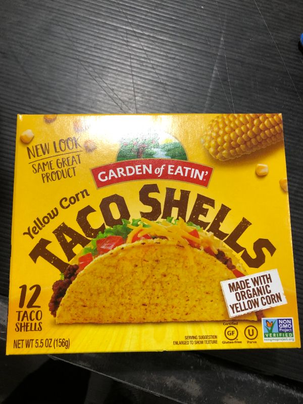 Photo 2 of 12 PACK - Garden of Eatin' Yellow Corn Taco Shells 12 Taco Shells (EXPIRED SEP 22
 22)
