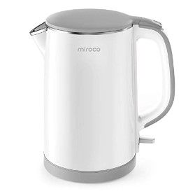 Photo 1 of Electric Kettle, Miroco Double Wall 100% Stainless Steel