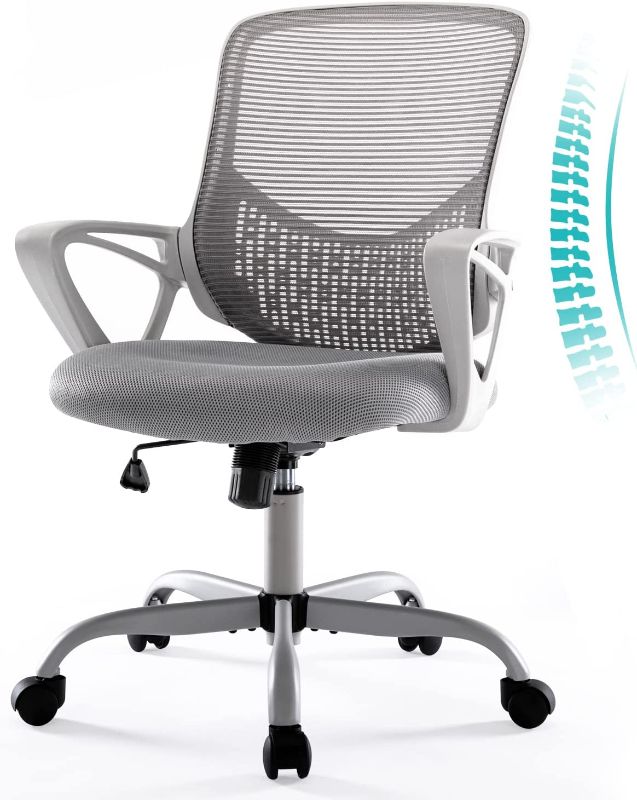 Photo 1 of Ergonomic Office Chair Mesh Back Office Desk Chair Computer Chair Mid Back Task Chair for Home Office Gaming
