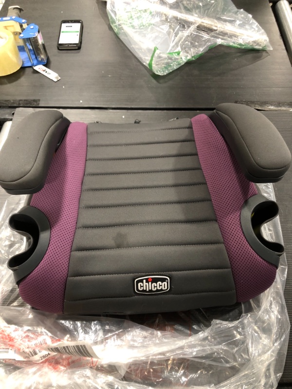 Photo 2 of Chicco GoFit Backless Booster Car Seat Grape (Purple)