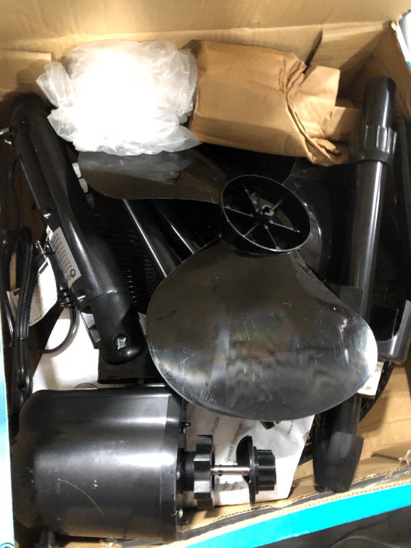 Photo 2 of FOR PARTS ONLY Howard Berger CZST161BTEBK 16 in. 3-Speed Black Oscillating Pedestal Fan
 