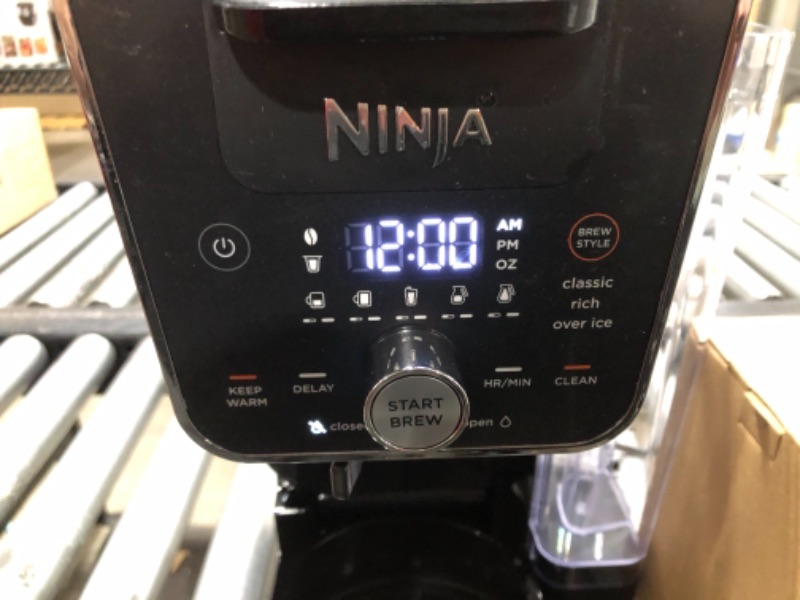 Photo 2 of Ninja CFP201 DualBrew System 12-Cup Coffee Maker, Single-Serve for Grounds & K-Cup Pod Compatible, 3 Brew Styles, 60-oz. Water Reservoir & Carafe, Black
