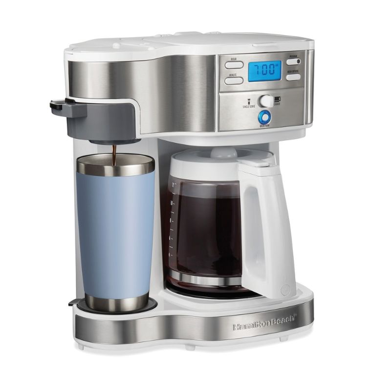 Photo 1 of Hamilton Beach 2-Way Programmable Single Serve & 12-Cup Coffee Maker
