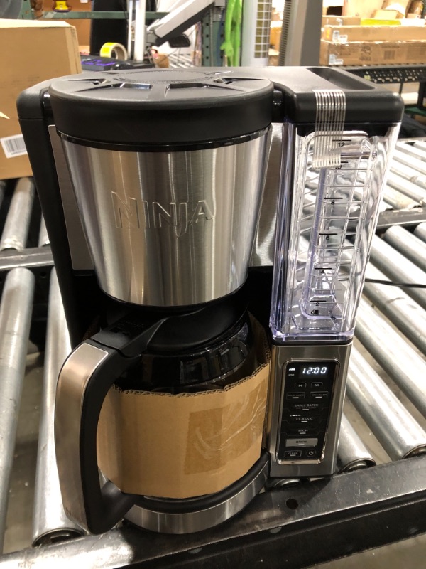 Photo 1 of Ninja 12-Cups Automatic Drip Coffee Maker, Silver (CE251)
