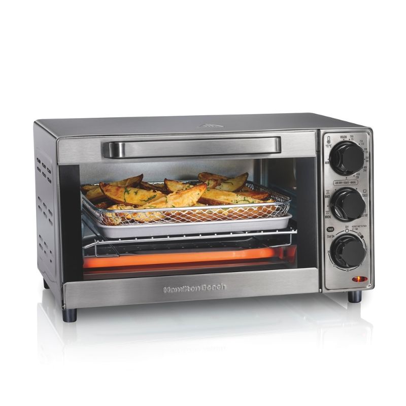 Photo 1 of Hamilton Beach Sure-Crisp 4 Slice Air Fryer Toaster Oven
