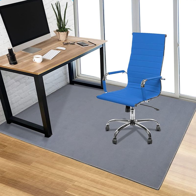 Photo 1 of Chair Mat for Hardwood Floors & Tile Floors Office Chair Mat 48" X 43" Desk Chair Mat Computer Rolling Chair Rug Floor Protector Mat for Office Home
