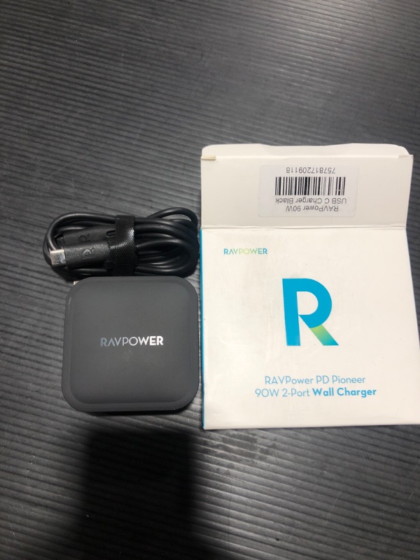 Photo 1 of RAVPower DUAL Type C 90W 2-Port Wall Charger PD 3.0 fast charge pd charger USB
