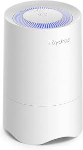 Photo 1 of raydrop Small Air Purifier for Home Bedroom, Personal Desk Mini Air Purifier, Room Hepa Air Purifier Fresheners Cleaner for Pets, Smoke, Desktop, Office (White)
