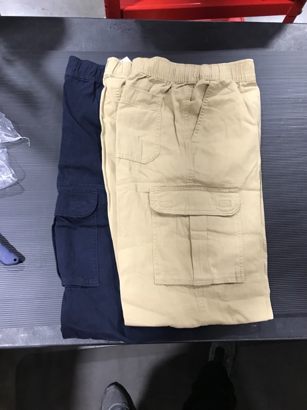 Photo 1 of  The Children's Place Boys Uniform Pull on Cargo Pants 2 PACK SIZE HUSKY 20 TALL