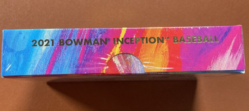 Photo 2 of 2021 Bowman Inception Baseball  1 Pack Hobby Box- OPENED PACKAGING 