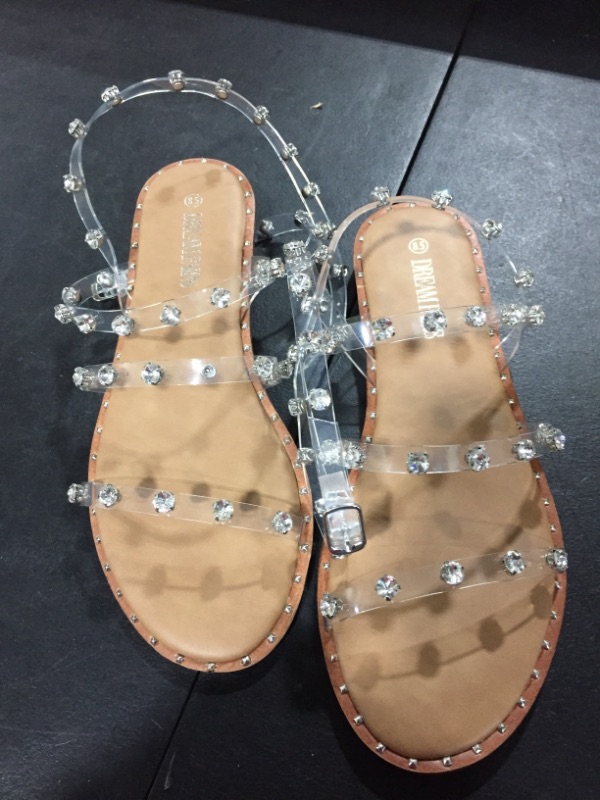 Photo 1 of  Women's Grena Clear Sandals - Size 7 8.5