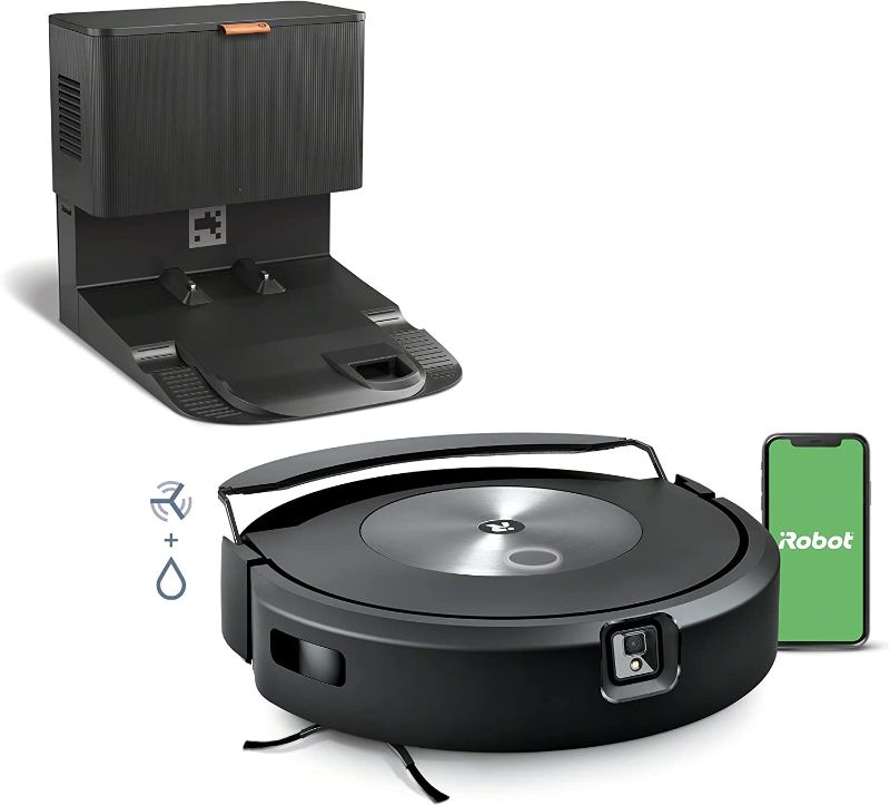 Photo 1 of iRobot® Roomba Combo™ j7+ Self-Emptying Robot Vacuum & Mop - Automatically vacuums and mops without needing to avoid carpets, Identifies & Avoids Obstacles, Smart Mapping, Alexa, Ideal for Pets
