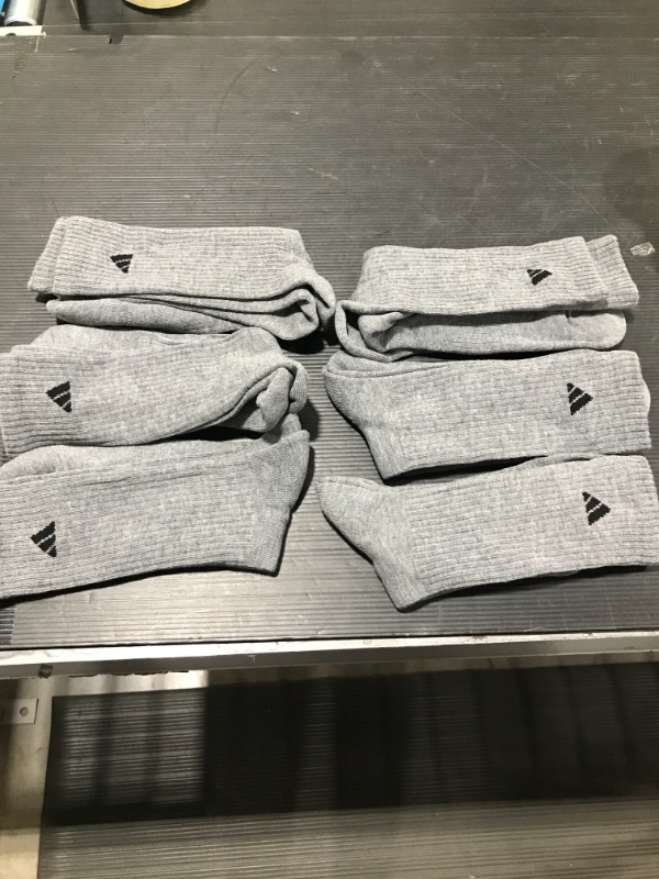 Photo 2 of Adidas Men's Athletic Cushioned Crew Socks (6-pair)