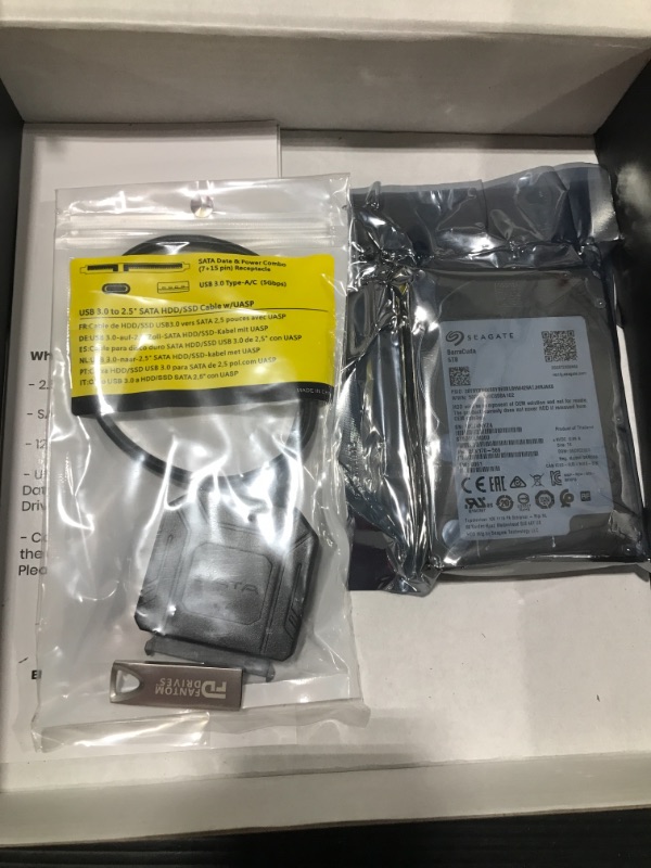 Photo 3 of Fantom Drives 5TB Seagate Barracuda Hard Drive Upgrade Kit - Internal
